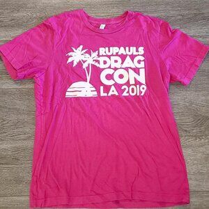 Fuchsia Pink T-shirt RuPaul's DragCon LA 2019